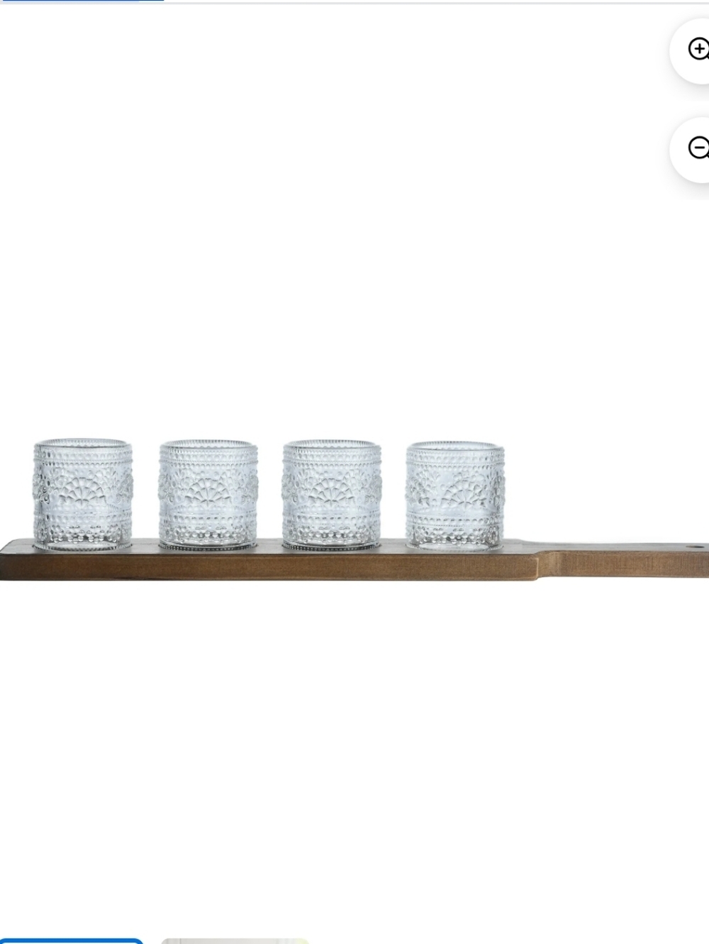 New The Pioneer Woman Shot Glass Set with Wood Flight Board